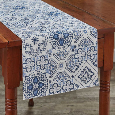 Williamsburg Delft Tile Runner 54